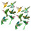 36Pièces Stickers Fenêtres PVC Décor 10