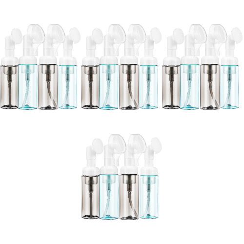 16Pièces Flacons Mousse Rechargeables Transparente Portable 2