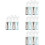 16Pièces Flacons Mousse Rechargeables Transparente Portable 5