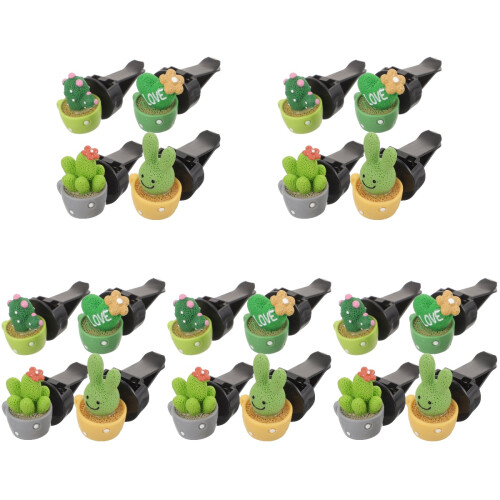 20Pièces Décoration Résine Clips Vent Auto Parfum Intérieur Coloré 1