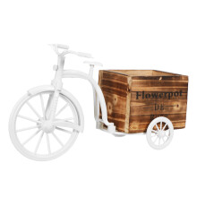 Multifunctionele Hout Plantenstandaard Met Wieltjes Voor