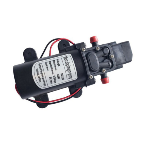 Zwarte Elektrische Spuitpomp Hoge Diaphragm Auto