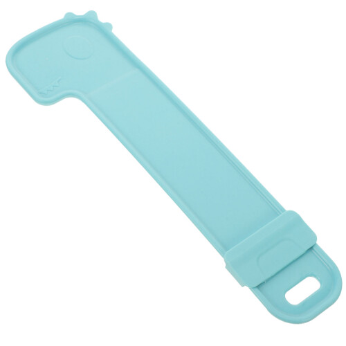 Blauwe Plastic Kattenstrip Knijp Natvoer