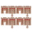4Sets Beige Treinspoor Connectoren Speelset Voor 1