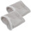 Face Mask Cover 2-Pack Grijs Katoen Ademend 1