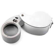 LED Juweliersloep 40X Met Duurzaam Metalen Frame En