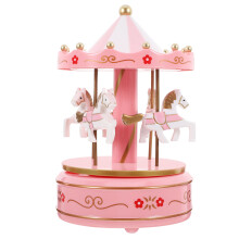 Creatieve Mini Muziekdoos Carrousel Cadeau Voor Feestdagen