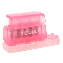Portable Roze PP 5-Gats Papierpons Voor School En Hobby
