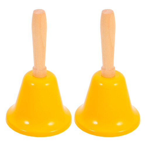 Handbel Met Handvat 2 6,5 Cm Luide Dinerbel Servicebel