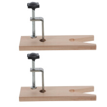 2Sets Draagbare Mini Bankschroef Met Hout En Ijzer Voor Precisiewerk