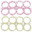 2St Klimnet Hangend Stevig Papierstaal Leuk Accessoire Vogel 1