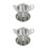 2Ensembles Passoires Infuseurs Acier Inoxydable Résistant Argent 5