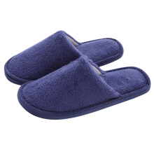Winter Slippers Dames Donkerblauw Anti-Slip Comfortabel