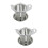 2Ensembles Passoires Infuseurs Acier Inoxydable Résistant Argent 7