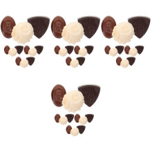 48St Nep Chocolade Model Set in Diverse Kleuren, Voor Decoratie