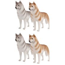 4St Simulatie Hond Decoratieve Nep Kinderspeelgoed Set