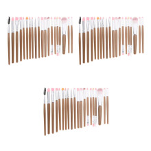 60St Makeup Borstel Set Lichtbruin Met Poeder En Blush Kwasten