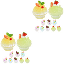 20St Miniatuur Resin Ijsdecor Model Assorti Poppenhuis Decoratie