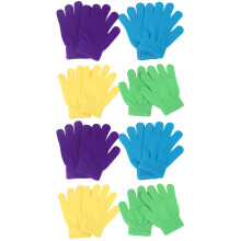 8Paren Kinderhandschoenen Met Grip, Rekbaar, Meerdere Kleuren