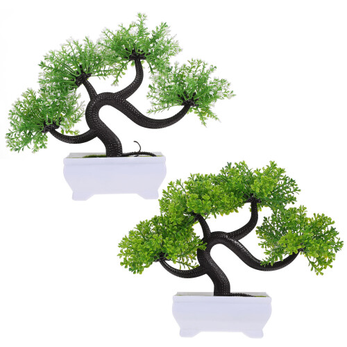 6Pièces Simulation Bonsai Artificiel Pour Bureau 1
