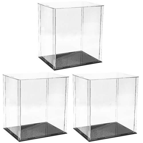 3Pièces Boîte Display Multiusage Couleurs Assorties Durable 2