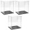 3Pièces Boîte Display Multiusage Couleurs Assorties Durable 4