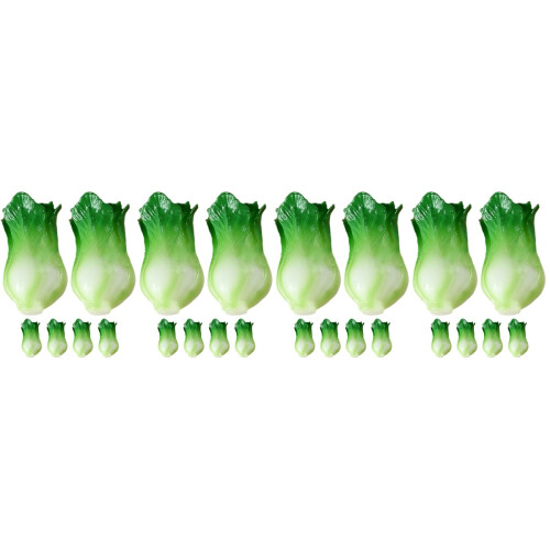 24Pièces Mini Résine Vert Décor Miniature Pour Maison 2
