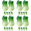 24Pièces Mini Résine Vert Décor Miniature Pour Maison 4