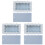 3Ensembles Moules Silicone Stockage DIY Résine 3