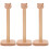 3Pièces Présentoir Papier Vertical En Bois Beige Style Chat Élégant 4