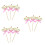 60Pièces Banderole Cake Topper Pour Célébrations Et Décorations 6