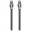2St Draagbare Zwarte PVC Buckle Straps Roller Skates Accessoires 7