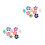 200Pièces Accessoires Fleurs Plumeria En Argile Pour Décor 2
