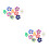 200Pièces Accessoires Fleurs Plumeria En Argile Pour Décor 3