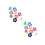 200Pièces Accessoires Fleurs Plumeria En Argile Pour Décor 5