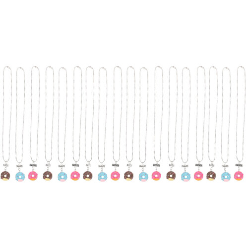 18Pièces Accessoires Colliers Donut Multicolores Confort 1