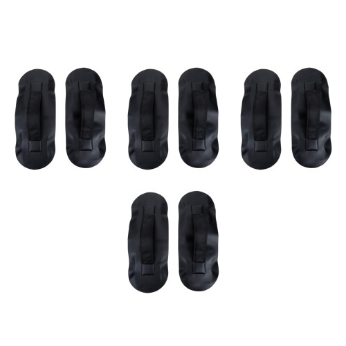 8Pièces Poignées Kayak Canoë Noires Accessoires Remplacement 2