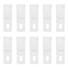 10St Witte Pom Gordijnhaak Clips Voor Raamdecoratie En Blindveiligheid