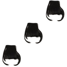 3Pièces Clip Synthétiques Marron Look Réaliste Femme