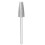 2Pièces Têtes Meuleuses Ongles Argent Durables Outils 4