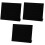 3Pièces Support Boucles D'oreilles Noir Facile À Utiliser 3