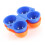 4Pièces Range-Œufs Orange Écologique 2 Œufs Camping 11