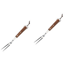2Pièces Grillades Acier Marron Pour Bbq