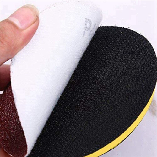 1 Inch 500 Pcs Sanding Discs Pad Kit Round Sandpaper Hook Loop Sander Backer 1