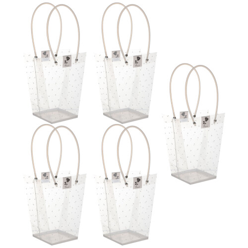 10Pièces Cadeaux Fleurs PVC Chic Multicolores