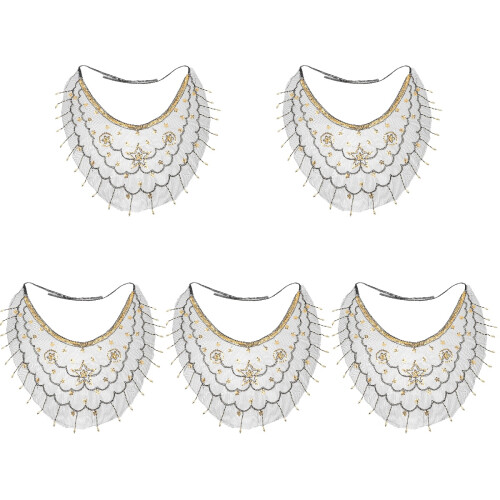 5Pièces Masques Accessoires Voile Noir Pour Danse Et Festivités 1