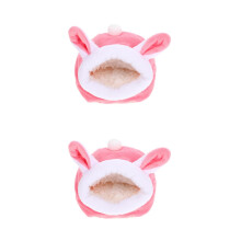 2Pièces Chaude Rose En Peluche Pour Hamster Petits Animaux