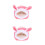 2Pièces Chaude Rose En Peluche Pour Hamster Petits Animaux 1
