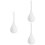 3Pièces Cuillères Céramique Blanches Longue Manche 1