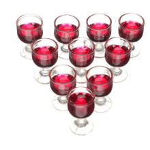 60Pièces Goblets Miniatures PVC Multicolores Pour Jeux Et Décorations